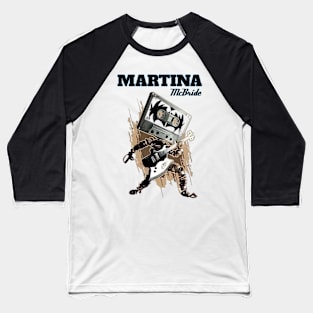 Martina cassette Baseball T-Shirt